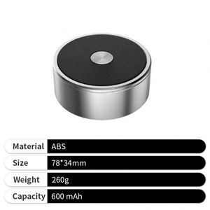 Custom <b>Mini</b> Wireless <b>Speaker</b> Portable Metal Round Small Music Player <b>Speaker</b> for Outdoor - Product Image 4