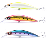 Leurre de pêche coulant 25,5 g/10,7 cm, 15 couleurs, yeux 3D, appâts durs artificiels pour la pêche à la truite, au bar et en eau douce