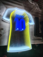 Letrero LED 3D con efecto de espejo infinito, montaje en pared, gráficos personalizados multicolor, control por aplicación, iluminación de neón impermeable IP65 para