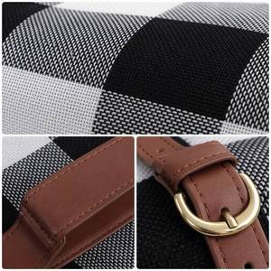 Couverture de pique-nique extra large imperméable, tapis de plage à carreaux pour l'extérieur, pliable avec sangle en cuir pour le camping, fabricant sur mesure - Product Image 2
