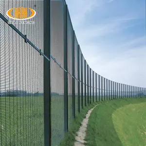 Factory preis durable klar vu anti klettern 358 draht mesh gefängnis sicherheit zaun preis malaysia