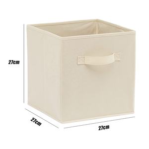 6 אריזת בד מתקפל ארון אחסון מכולות קוביית עבור בגדי בגדים ג 'ינס צעצועים - Product Image 2