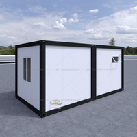 Maison préfabriquée modulaire en conteneur avec structure en acier et design moderne