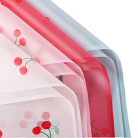Papier d'emballage pour fleurs en PE imperméable à l'eau, design cerise, personnalisé, élégant, pour bouquets de fleurs pour la Saint-Valentin