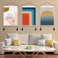 Anime naruto poliéster impressão tapeçaria sala de estar decoração
