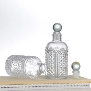 Diffusore di aromi in vetro trasparente bottiglie vuote contenitori per oli essenziali - Product Image 3