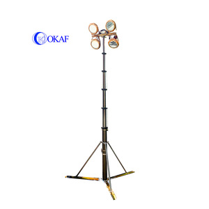 6m tùy chỉnh có thể thu vào nhãn hiệu tời xách tay LED tháp ánh sáng di động Kính thiên văn mast - Product Image 1