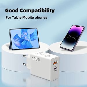 120W Super Fast Charging A+<b>C</b> EU US UK Mobile Phone Charge for Samsung for Xiaomi Fast Charging - Product Image 2