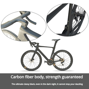 Vélo de route en fibre de carbone T1000 personnalisable à 22 vitesses, avec groupe R7120 et roues Wave pour le cyclisme en extérieur WHL-HLD5380 – Meilleures ventes - Product Image 3