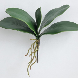 Feuillage artificiel haut de gamme pour jardinage – Décoration de plante en pot avec feuilles de Phalaenopsis en caoutchouc souple au toucher, nouvelle collection - Product Image 2