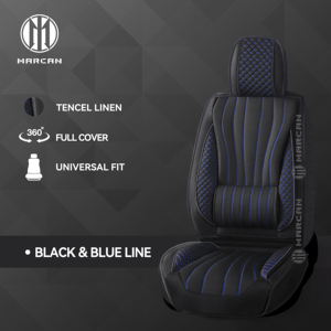 Marcan Marcan SENFO Stylish Wave Pattern Car <b>Interior</b> <b>Accessories</b> 360 Degree Full Car Seat Covers Multi-colors Available - Product Image 6