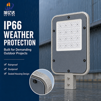 Lampadaire solaire de type split XUYIDA avec poteau galvanisé, panneau solaire mono, batterie LiFePO4, système d'éclairage routier MPPT