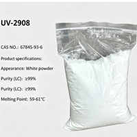 Poudre de TiO2 blanche à faible teneur en cendres, pureté 99 %, UV-2908, absorbant UV, agent auxiliaire chimique, faible teneur en produits chimiques, fournie par l'usine ZHUOTAI