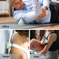 Ventouse de massage pour la relaxation musculaire du psoas, de la colonne thoracique, du haut du dos, du cou et des épaisseurs pectorales, avec balle de fitness