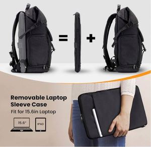 Free Sample <b>Camera</b> <b>Backpack</b> with Removable Laptop Sleeve Canvas <b>Camera</b> Bag Photography <b>Backpack</b> Raincover waterproof travel - Product Image 2