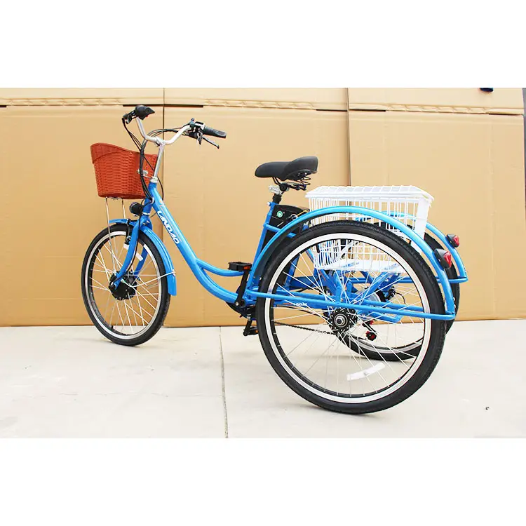 MINMAX triciclo eléctrico adultos Triciclo de 3 ruedas, kit de conversión de triciclo eléctrico 3 ruedas, scooter Eléctrico triciclo adulto
