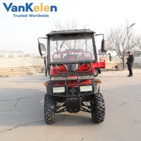 Quad agricole 4x4 300CC, véhicule agricole, buggy UTV, buggy de plage, moto tout-terrain 4 roues avec remorque basculante