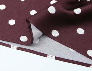 <span class=keywords><strong>Robe</strong></span> à col carré à pois rétro pour femmes, OEM personnalisé |   <span class=keywords><strong>Robe</strong></span> mi-longue à nouer à la taille pour un look élégant d'inspiration vintage, robes imprimées - Product Image 5