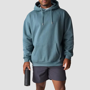 Sudadera con Capucha Personalizable para Hombre, Estilo Holgado, Transpirable, Informal, para Otoño e Invierno, Mezcla de Algodón, Básica, Talla Grande - Product Image 1