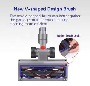 Pièces de rechange pour tête de brosse d'aspirateur silencieux à grande roue pour modèles <span class=keywords><strong>Dyson</strong></span> V7 V15 pour tapis et sols durs batterie pour voitures VR - Product Image 3