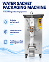 Machine de production d'eau en sachet à prix d'usine avec remplissage, scellage et découpe automatiques pour l'emballage d'eau purifiée