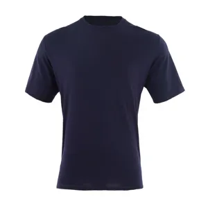 女性100% メリノウールカジュアル毎日の収縮防止クルーネック半袖Tシャツ