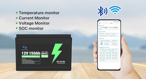 แบตเตอรี่ใหม่ 12V 24V สำหรับยานพาหนะ 50Ah 100Ah 150Ah 200Ah ชุดเก็บพลังงานแสงอาทิตย์ แบตเตอรี่รถยนต์แบบตะกั่วกรด BMs - Product Image 3