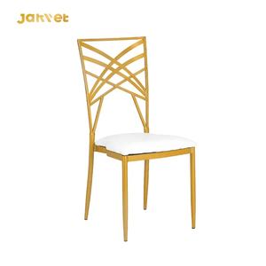 Venta al por mayor apilamiento de oro de metal evento camaleón Hotel recepción silla boda - Product Image 2