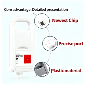 Cartouches d'encre vides rechargeables PFI-<span class=keywords><strong>3700</strong></span> de 700 ml pour imprimantes Canon PRO 2600, PRO 4600, GP 4600S, PRO 6600 et GP 6600S - Product Image 6