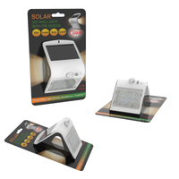 Lampe solaire LED extérieure avec détecteur de mouvement PIR, étanche IP65, éclairage mural de sécurité pour jardin, escalier, porte