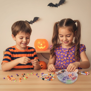 ファッションビーズブレスレット カラフルアルファベットビーズ クラフトキット 知育パーティー テーマジュエリー製作おもちゃ ファッションビーズネックレス - Product Image 4