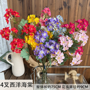 ดอกแอปเปิ้ลปลอม Jinxi 8-14-Q-1-4 ดอกไม้ไหมแบบแยกก้าน สำหรับงานแต่งงาน ถ่ายภาพกลางแจ้ง ของตกแต่งบ้าน - Product Image 5