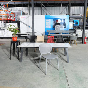 Silla de Plástico Resistente a los Rayos UV, Silla de Plástico para Exteriores con <span class=keywords><strong>Respaldo</strong></span> de Colores Brillantes, Apta para Playa, Jardín, <span class=keywords><strong>Terraza</strong></span> y Balcón - Product Image 3