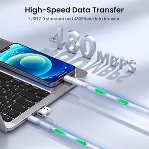 <span class=keywords><strong>Cable</strong></span> de Carga USB C Universal de 6.6 Pies y 60W, <span class=keywords><strong>Cable</strong></span> de Carga Múltiple para 17/16 <span class=keywords><strong>Pro</strong></span> 4/1 4/4th Gen 11 - Product Image 6