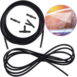 Raccords de tuyau de lavage de voiture 7mm 4mm, connecteurs de tuyaux en nylon noir pour l'alimentation en eau, accessoires de bricolage - Product Image 2