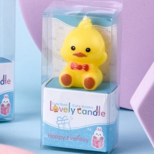 Lovely Candle Cute Duck Rabbit Birthday Cake Decoration Paraffin Single Wick Kids Party Baking Decor - Product Image 5