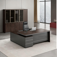 Bureau de direction en bois moderne en gros, mobilier de bureau, bureau du directeur et du professeur, bureaux administratifs, bureau d'affaires