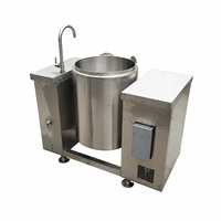 Cuisinière à induction certifiée ETL 15KW, cuiseur à soupe inclinable manuel à induction, bouilloire électrique à induction