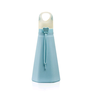 500ml moda tendencia alto nivel de apariencia <span class=keywords><strong>se</strong></span> <span class=keywords><strong>puede</strong></span> <span class=keywords><strong>reciclar</strong></span> taza de <span class=keywords><strong>agua</strong></span> de silicona portátil plegable - Product Image 2