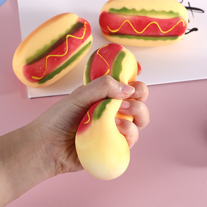 2025 nouveau Queer lesbienne Hot Dog nouvelle nourriture créative jouer <span class=keywords><strong>Pat</strong></span> soulagement du Stress Hot Dog jouet Simulation ingrédients genou - Product Image 3