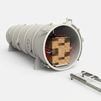 Séchoir à bois sous vide haute fréquence 10 m³ – Four de séchage RF pour bois massif et bois dur
