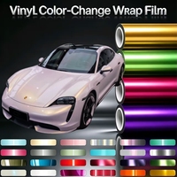 Film de protection automobile holographique blanc laser argent mat 1,52*17m, film de décoration de carrosserie de voiture arc-en-ciel, autocollant chromé