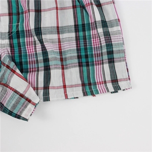 <span class=keywords><strong>Calzoncillos</strong></span> bóxer de algodón para hombre, ropa interior, informal, holgada, de cuadros, a rayas - Product Image 6