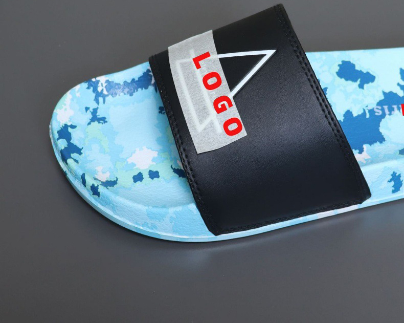 Custom Logo Boys Slides EVA PVC Indoor Sandals Wholesale Men Slippers and Shoes