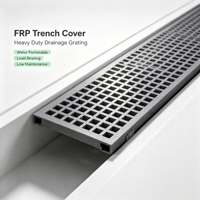 Grille en fibre de verre résistante à la décomposition et anti-vieillissement pour les clarificateurs des stations d'épuration et les zones de déshydratation des boues
