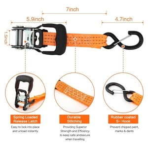 Cinghia a Y a 3 Vie per Pneumatici di Ricambio, Resistente, per UTV, Accessori Fuoristrada e Portapacchi, Larghezza 1,5 Pollici, Può Fissare Pneumatici fino a 40 Pollici - Product Image 3