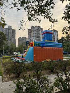 Parque temático grande hecho a medida ciudad divertida para niños/ciudad divertida <span class=keywords><strong>castillo</strong></span> hinchable/ciudad <span class=keywords><strong>huevo</strong></span> de salto divertido para la venta - Product Image 5