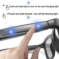 Lunettes Intelligentes GV90 à Variation de Couleur et Atténuation, Protection UV400, Traduction IA, Assistant Intelligent avec Caméra