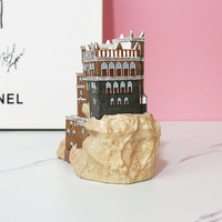 Sculpture souvenir en bronze château en résine modèle historique figurine modèle architectural personnalisé en gros