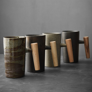 <span class=keywords><strong>Tasse</strong></span> à café en céramique artisanale <span class=keywords><strong>japonaise</strong></span>, <span class=keywords><strong>tasse</strong></span> en <span class=keywords><strong>terre</strong></span> <span class=keywords><strong>cuite</strong></span> - Product Image 2